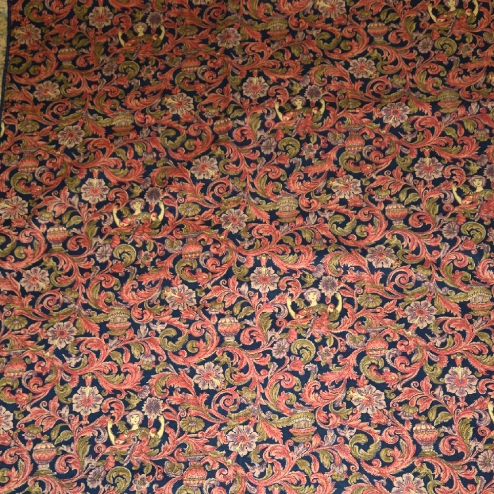 Vintage Super Rare Fabric by Jinny Beyer for RJR 44in × 43in
